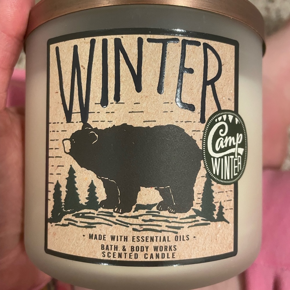 Bath & body works winter candle